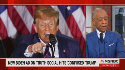 Donald Trump and Al Sharpton